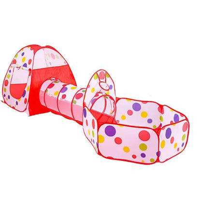 3pcs/set Children's Play Tent Ball Pit Crawling Tunnel Kid Playground Yard Outdoor Garden Toy Tent Baby Playpen Playground House