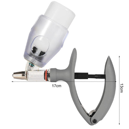 1ml-10ml Veterinary Automatic Continuous Syringe Adjustable Vaccine Injection 10pcs Needle for Livestock Pig Cow Sheep Chicken