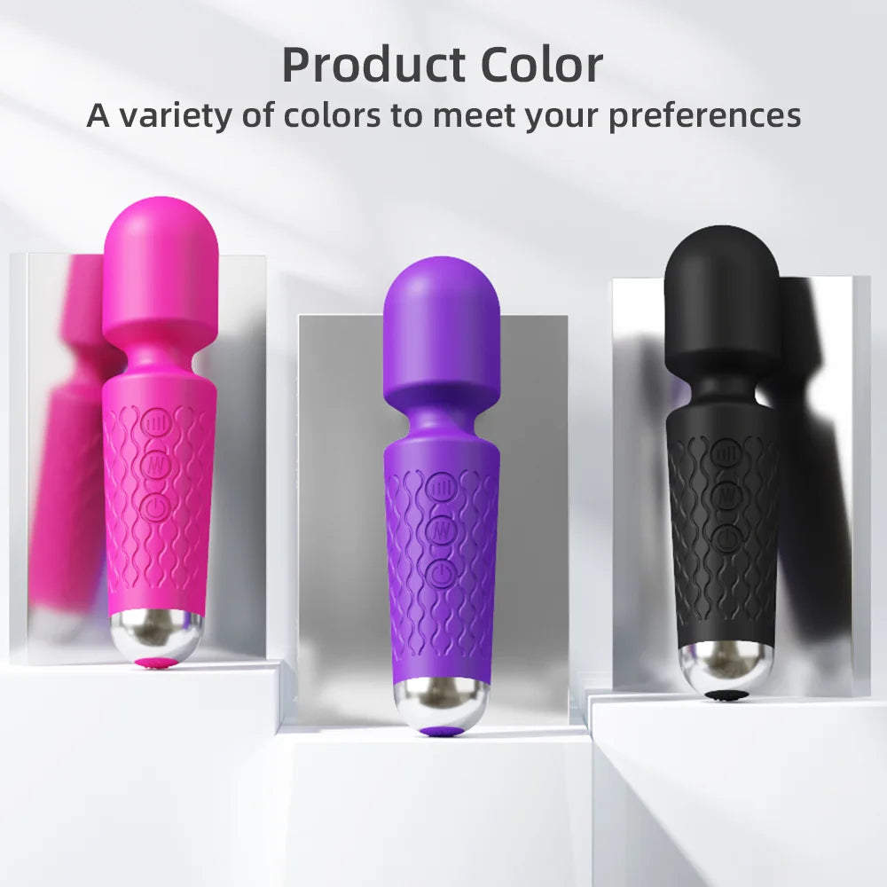 20 Speeds Powerful AV Vibrator for Women Nipple G spot Clitoris Stimulator Magic-Wand Dildo Female Masturbation Adult Sex Toys