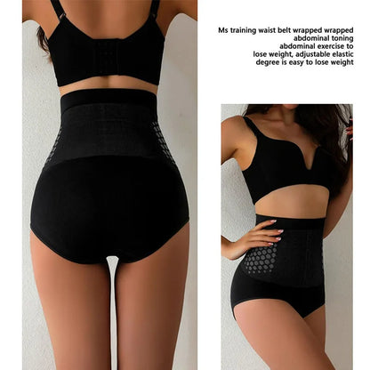 Women's Pantie Brief Tummy-control Pantie Fat Burning Sculpting Short Seamles High-waisted Women Underwear High Waist Sculpting