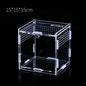 Acrylic Transparent Reptile Terrarium Breeding Box Turtle Cage Nano Arboreal Tarantula Enclosure Dearded Dragon Reptiles Habitat