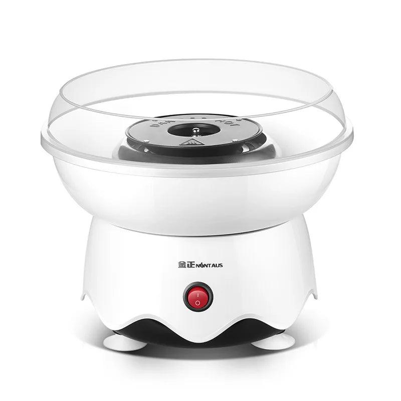 Cotton Candy Machine for Kids DIY Portable with Large Food Grade Splash-Proof Plate Efficient Heating Hard & Sugar Free