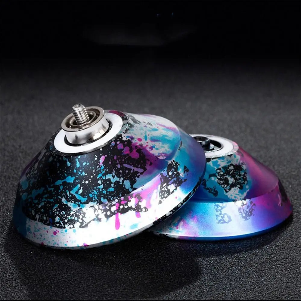 Fashion 10 Ball Bearing Metal Yoyo High Speed Unresponsive Yo Yo Toys Professional Alloy Aluminum Yoyo Ball 1A/3/5A