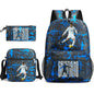 3pcs Simple Lightweight Backpacks CR7 Sports Casual Travel Outdoor Backpacks Teens Laptop Mochilas sac a dos