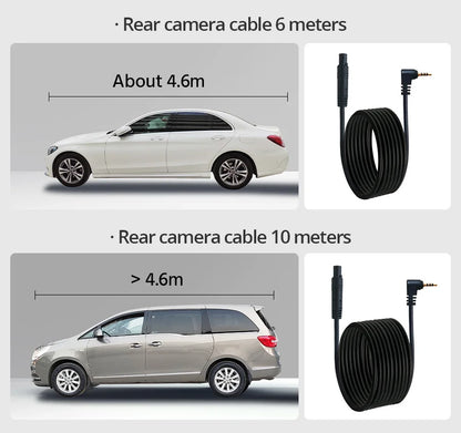 10 Inch Car DVR Car Touch Screen Video Recorder Dual 1080P Rearview Mirror Front and Rear HD Night Vision Camera Mirror