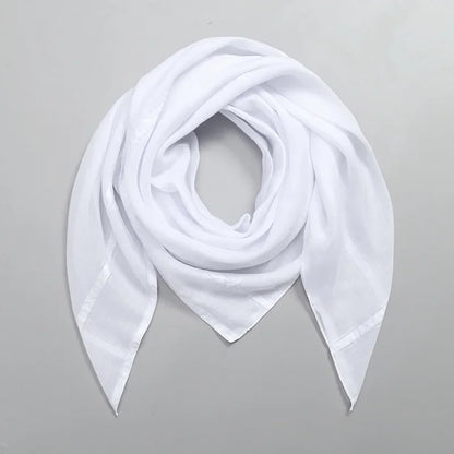White Muslim Men Shemagh Scarf Traditional Islamic Headscarf Hijab Neck Wrap Headscarf Arab Keffiyeh Bandanas Kerchief 140*140cm