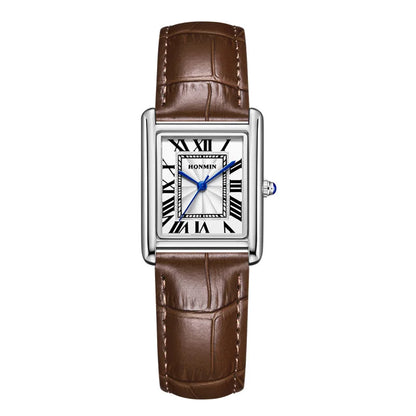 New Elegant Watches for Women and Men Fashion Leather Strap Waterproof Quartz Wristwatches Couple's Watches Gifts Drop Shipping