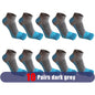 1/5 Pairs Summer Toe Ankle Socks Cotton Colorful Mesh Breathable Shallow Mouth Sweat-Absorbing Deodorant No Show 5 Finger Socks
