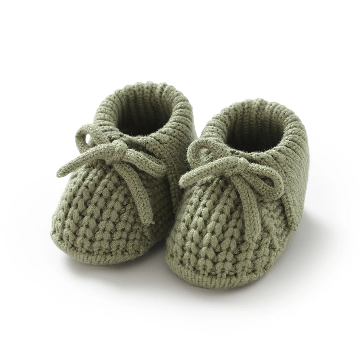 Baby Shoes Knitted Infant Child Bed Footwear 0-18M Cute Turn-down Breathable Newborn Boys Girls Walk Boots Fashion Solid Bandage