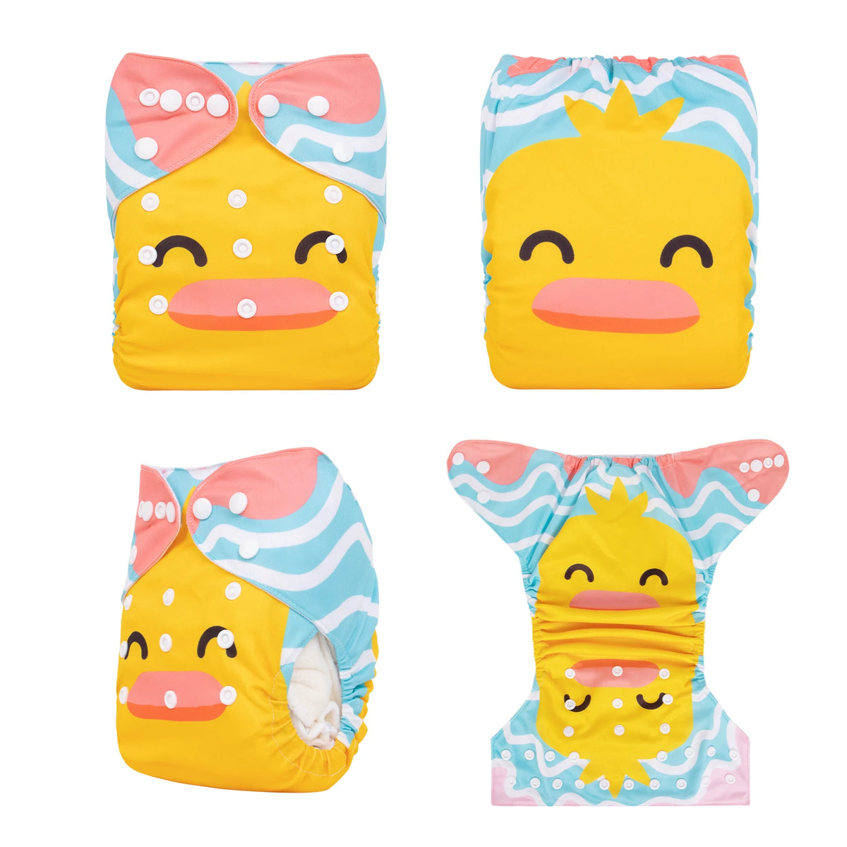 U Pick ALVABABY Digital Position Cloth Diapers Baby Reusable Modern Cloth Nappy for Baby with 1pc Microfiber Insert