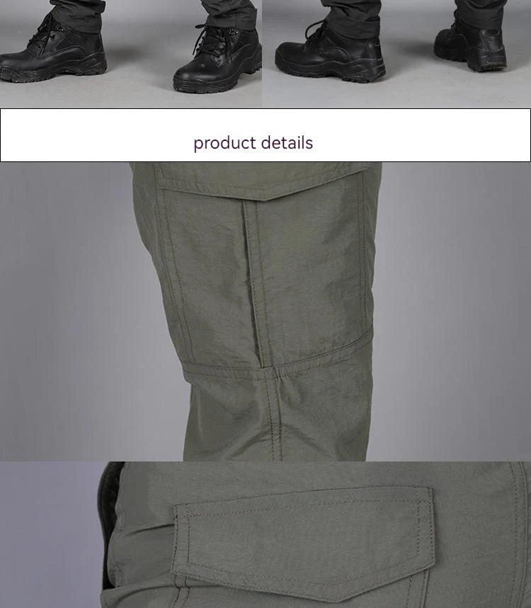 Male Cargo Pants Men Army Military Tactical Pants Streetwear Jogger Trekking Hiking Mountain Work Tourism Trousers Slim Fit