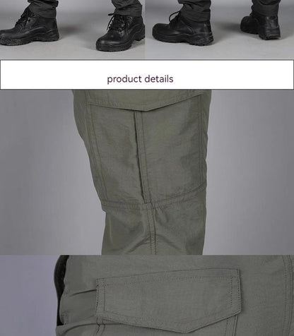 Male Cargo Pants Men Army Military Tactical Pants Streetwear Jogger Trekking Hiking Mountain Work Tourism Trousers Slim Fit