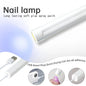 20/22Tips UV Semi cured Gel Nail Stickers Waterproof Long Lasting Full Gel Nail Wraps Press On Nail Decal DIY Manicure
