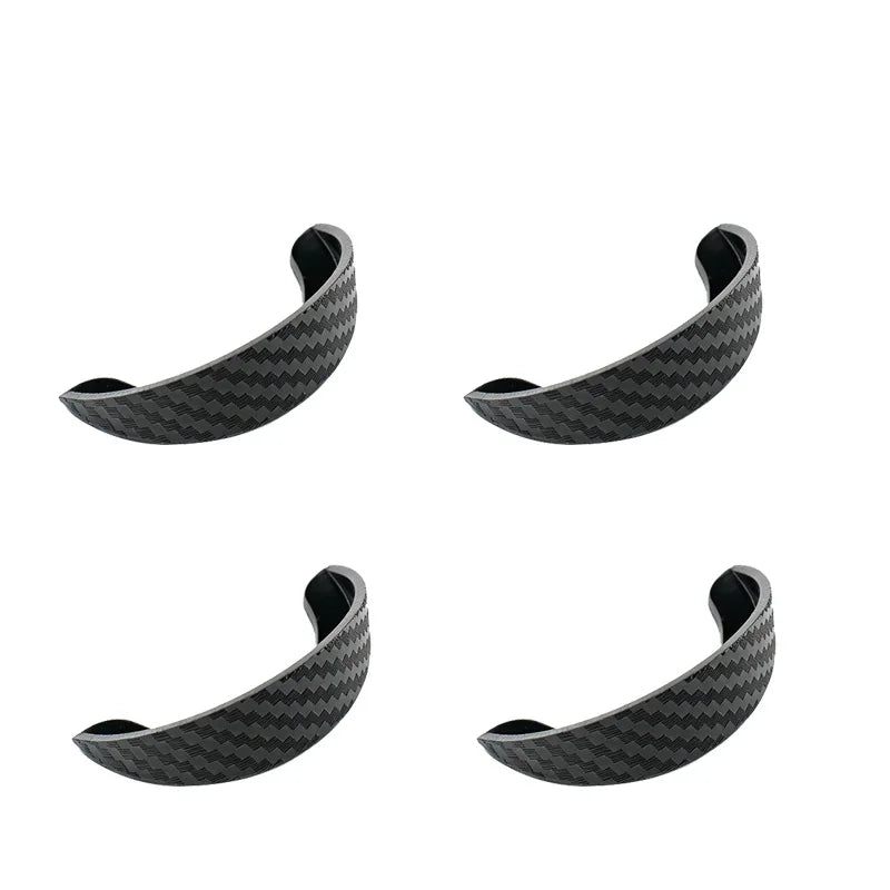 Car Reversing Camera Rain Cover Car Rear Camera Rain Cover Carbon Fiber Pattern Car Rear View Camera Protection Trim Dust Shield