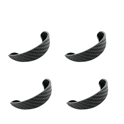 Car Reversing Camera Rain Cover Car Rear Camera Rain Cover Carbon Fiber Pattern Car Rear View Camera Protection Trim Dust Shield