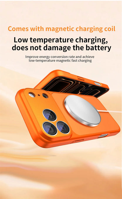 Luxury for Magsafe Magnetic Stand  Shockproof Phone Case for iPhone 17 Pro Max Air 16 Pro 15 14 13 Liquid Silicone Protect Cover