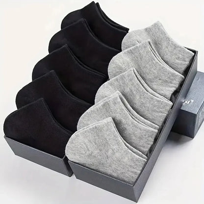 5/10/40Pairs Summer Solid Low Cut Ankle Socks Men Women Sports Socks Odor Proof Sweat Absorbing Sock Male lady Hosiery