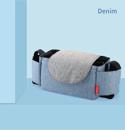 Baby Stroller Bag Pram Organizer Stroller Accessories Stroller Cup Holder Cover Trolley Organizer Pouch Travel Accessories