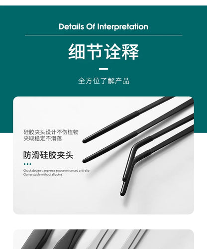 Stainless Steel Reptile Feeding Long Tongs Tweezers For Reptile, Lizards, Spider, Tarantula, Hedgehog, Snake, Aquarium
