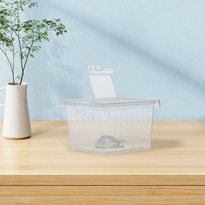 20Pcs Insect Observation Containers Clear Feeding Terrariums Portable Secure Small Habitat Enclosures for Spider Snail Tarantula