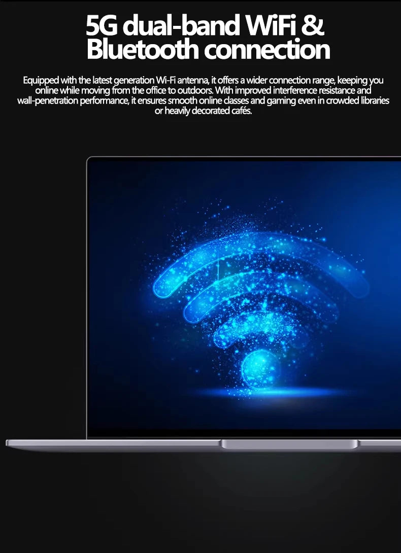 2026 LENO 15.6" Laptop Windows 11 32GB 2TB Intel Core i9 9900 1920*1080 HD Gaming Computer PC Gamer office Ultra Slim Notebook