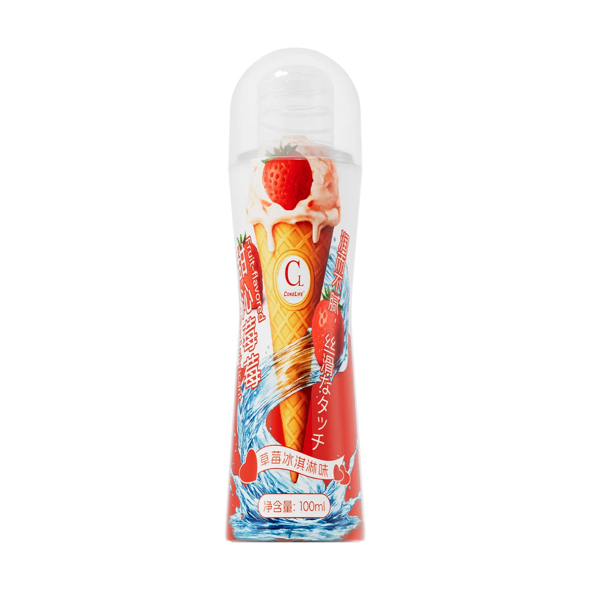 100ml Strawberry/Vanilla/Pineapple Sex Adult Ice Cream Flavored Smooth Sweet Slippery Oral Lubricant Non-sticky Safer Gel