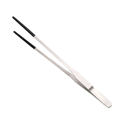 2pcs Bent Tip Tweezers For Crafts Stainless Steel Straight And Curved Nippers Tweezers Feeding Tongs For Reptile Lizards Spider