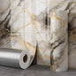 3D Wall Panels Self-Adhesive Wallpapers Marble Foam Thickened Wall Stickers for Ceiling Showers Bathrooms Living Room Decoration