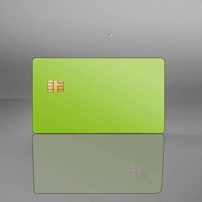 Solid Color 1 Set Of 4 Pcs Matte Film Cover Skin Sticker For Credit Card Bank Debit Bus Card