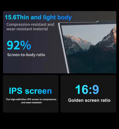 Windows 11 Pro i9 15.6" Laptop Computer PC Intel Core i9 10980HK 16GB RAM 1TB SSD Fingerprint Unlock Notebook Backlight Laptop
