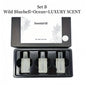 Car Air Fresheners, Three-Piece Set, Portable Car Fragrance, Various Perfume Scents, Used with a Car Diffuser