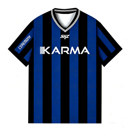 2025 KPOP Stay KARMA Album Fans Support Shirts FELIX BANGCHAN HYUNJIN Streetwear Loose Clothes Tshirt Short Sleeve Tops T-shirt