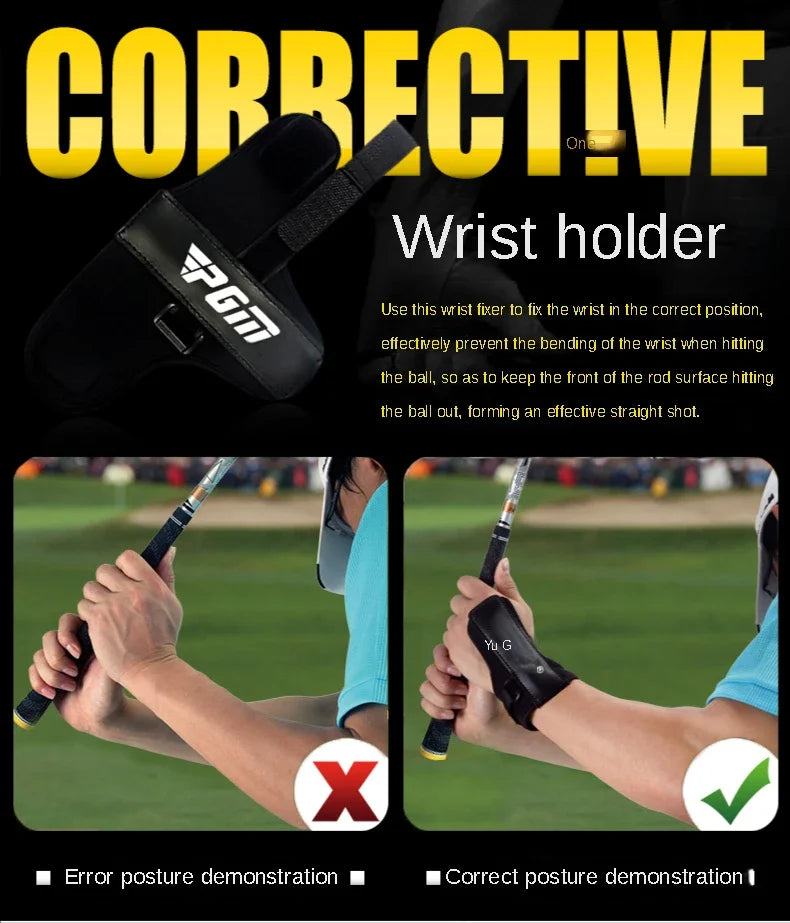 PGM Wrist Fixator Wrist Posture Aid Golf Brace Wrist Protector Prevent Deviation Injury Movement Correction JZQ010