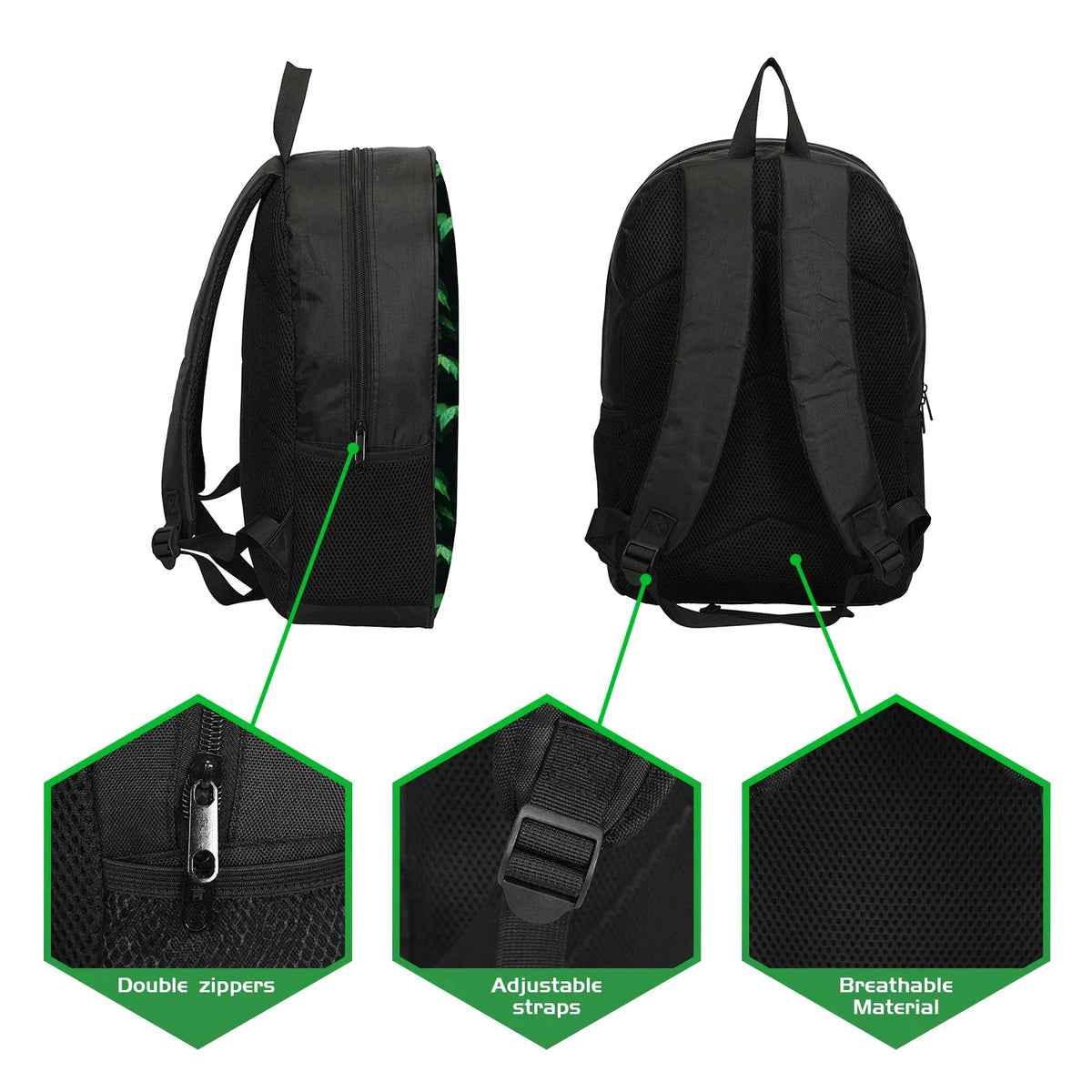 16 Inch Angry Geometry Dash Backpack Boys Girls Bookbag Cartoon Game Kids Kindergarten School Bags Toddler Childcare Backpack