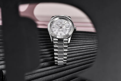 PAGANI DESIGN 2026 New Luxury Rose Gold DD40 Automatic Watch For Men 8285 Mechanical Wristwatch Men Stainless Steel Waterproof
