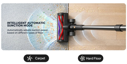 COTIAR V30 PRO 75kPa 800W Cordless Vacuum Cleaner Strong Suction 95 Mins Runtime Handheld Home Appliance Portable Removable Battery
