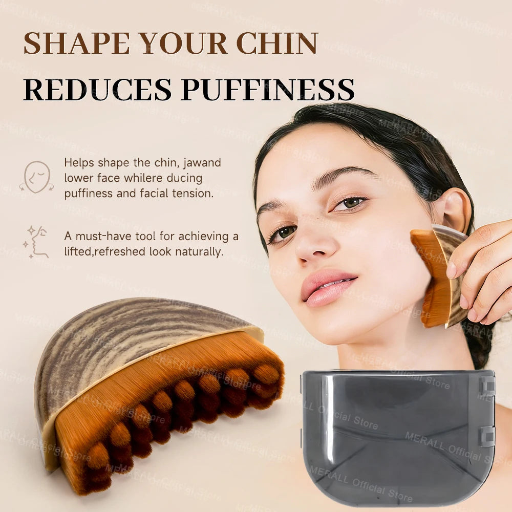 1/3/5Pcs with Box Facial Brush Skin Scraping Guasha Contoured Lymphatic Drainage Massage Face Sculpting Scraping Facial Massager