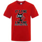 Men's High Quality T-shirt Cotton Blend Funny Cool Cat Printed T-shirt Casual Men Short Sleeve T-shirt for Men T-Shirt Male Top