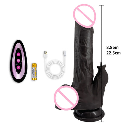 Realistic Dildo Telescopic Vibrator Female APP Remotely Controlled Heating Big Penis Massager Masturbator Sex Toys for Women