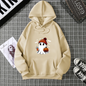Women's Fashion Tops Casual O-neck Halloween Print Long Sleeve Loose Pullover Shirts, Creative Halloween Theme Printed Hoodie