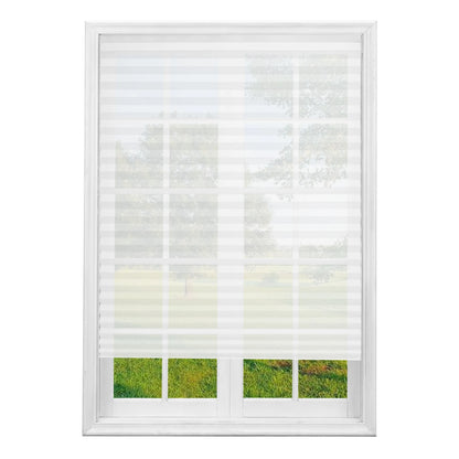 No Drill Blinds Stick on Curtains Blinds for Bedroom Kitchen Bathroom Windows Light Filtering Privacy Protection with Clips