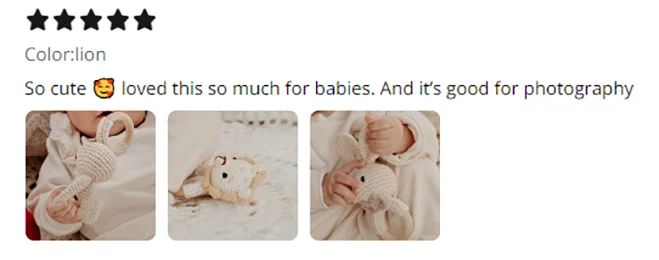 1pc Baby Teether Music Rattles for Kids Animal Crochet Rattle Elephant Giraffe Ring Wooden Babies Gym Montessori Children's Toys