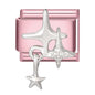 Pink Color Y2K Butterfly Star Bow Rabbit Heart Pendant Italian Charm Links Fit 9mm Stainless Steel Bracelet DIY Making Gifts