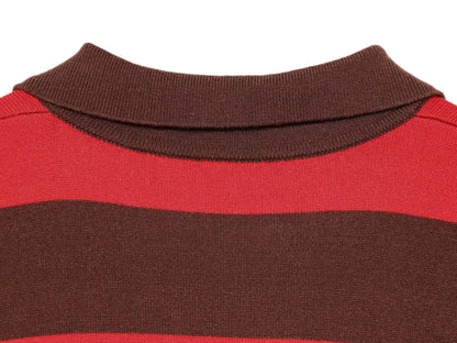 Sweater knitted Pullover Women's Spring 2026 New Fashion Striped Loose Polo neck Warm Women Sweater Chic Youth Holiday Pullover