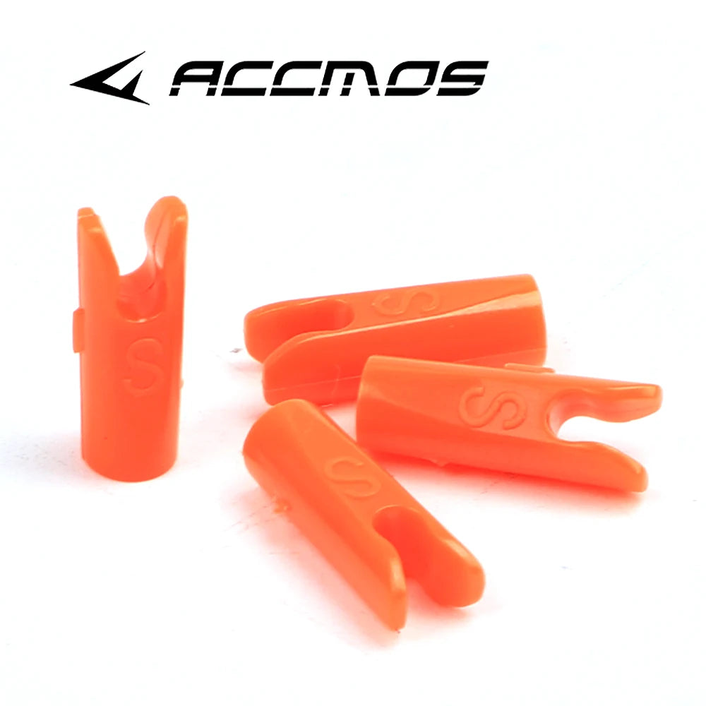 60pcs DIY Plastic Arrow Pin Nocks Size L And Size S For ID4.2mm ID6.2mm 3.2mm  Arrow Shaft Archery Accessory