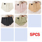 5PCS Seamless Mulberry Silk Underwear Ultral Thin Women's Panties Sexy High Elastic Invisible Briefs Soft Underpants Lingerie