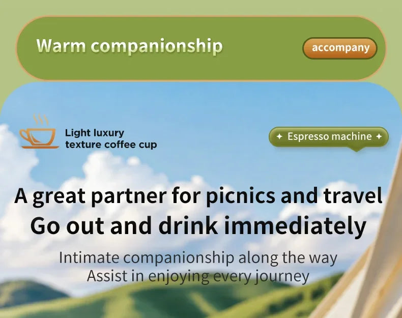 20 Bar Self-Heating Wireless Portable Espresso Maker, One-Click Automatic Extraction Mini Coffee Machine, Multi Capsule Compatible Rechargeable Travel Coffee Maker, Compact Portable Coffee Brewer for Car, Road Trip, Camping,