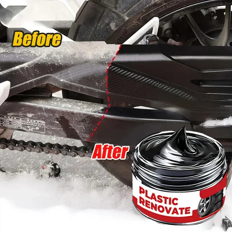 Auto Interior Refurbish Paste Multifunctional Leather Plastic Care Cream Long Lasting Shine Anti Oxidation Protection Coating