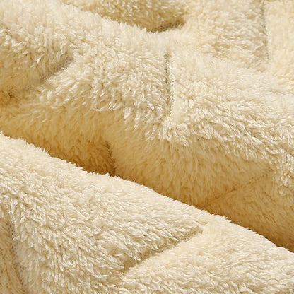 Winter Sweatwear Men Plush Thick Fleece Sweatpant Lambswool Thermal Trousers Casual Pants Waterproof Windproof Warm Pants