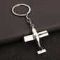 Air Plane Model Fighter Keychains Metal Cool Airplane Keyring Pendant Car Motorcycle Bag Key Chain Ring for Men Creative Gift